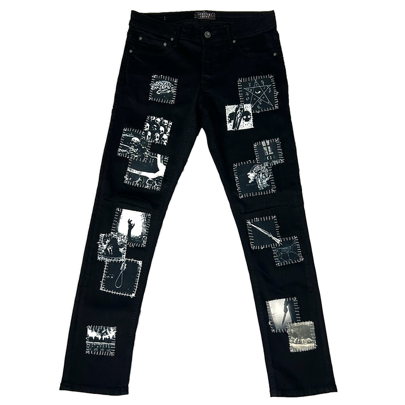 Design Your Own Patched Denim Jeans