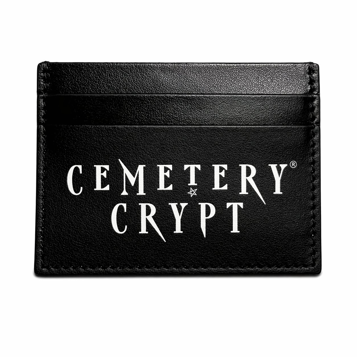 Skórzany etui na karty Crypt