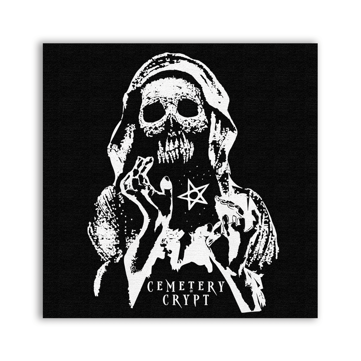 Crypt Logo Patch - CemeteryCrypt