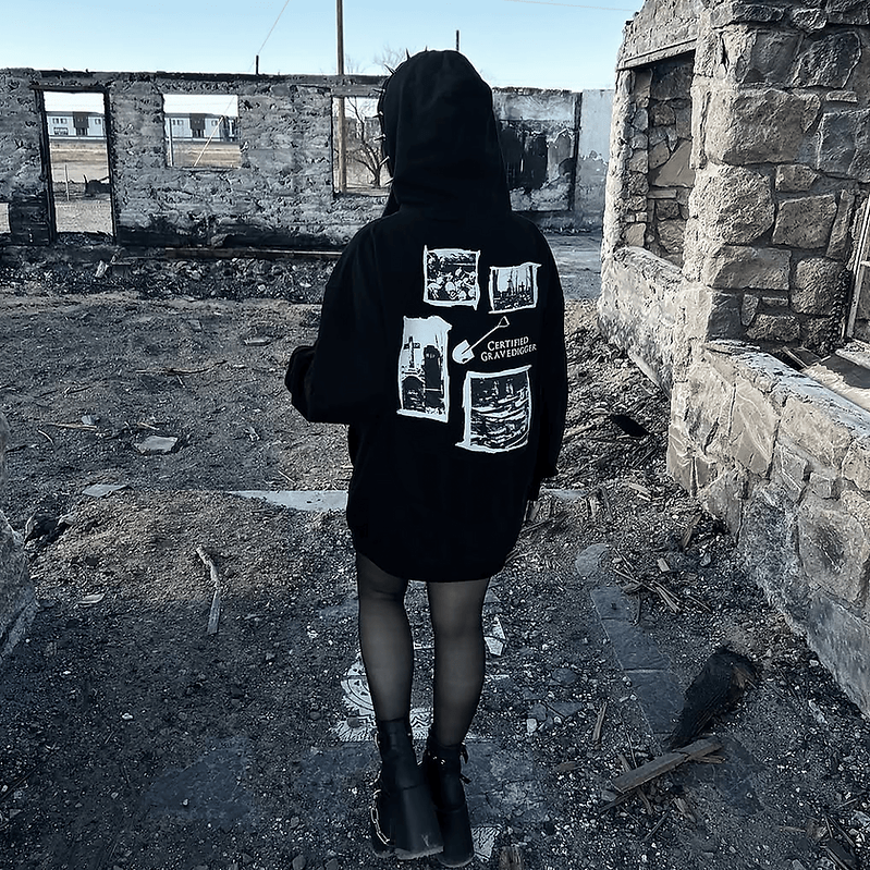 Gravedigger Hoodie - CemeteryCrypt