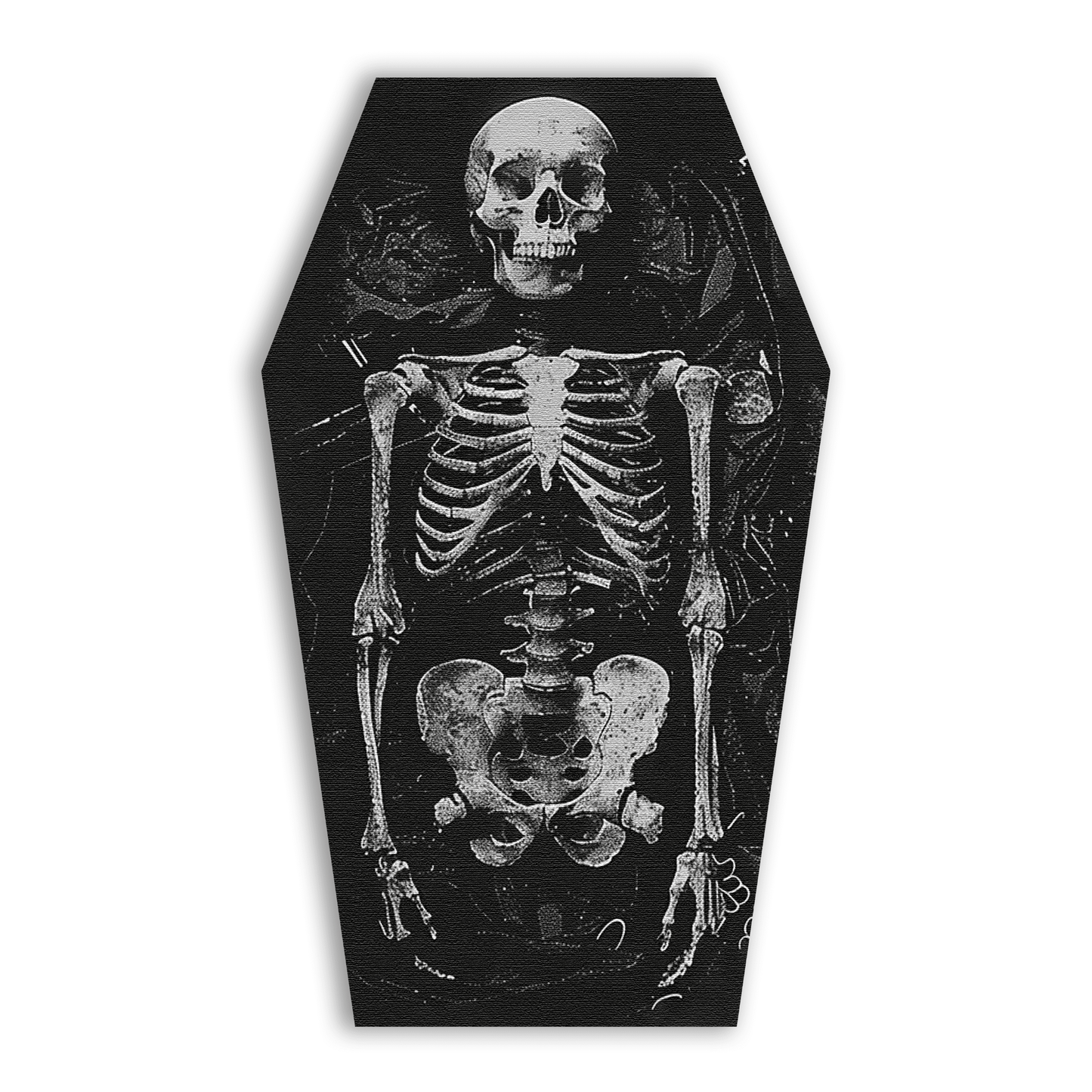 Skeleton Coffin Patch - CemeteryCrypt