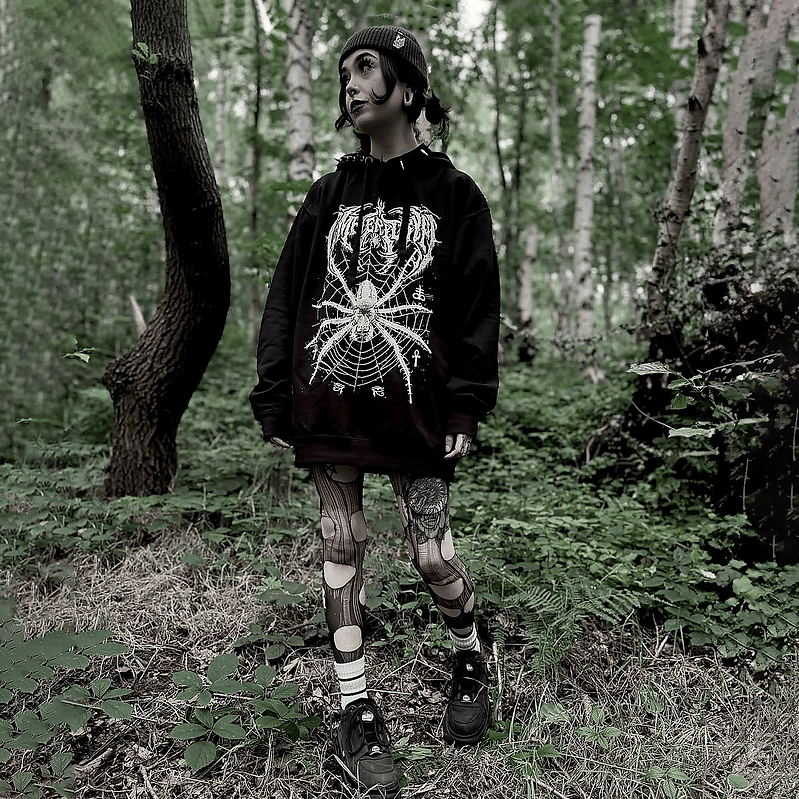 Spider Hoodie - CemeteryCrypt