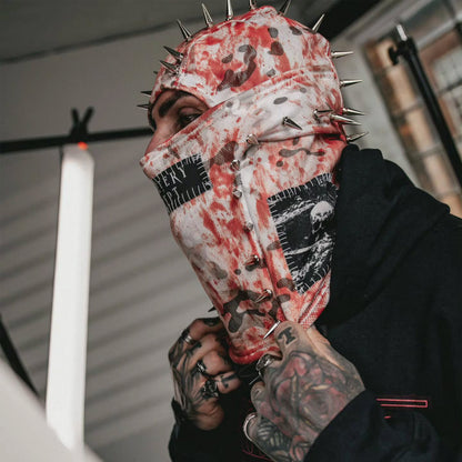 Bloody Snow Spiked Balaclava