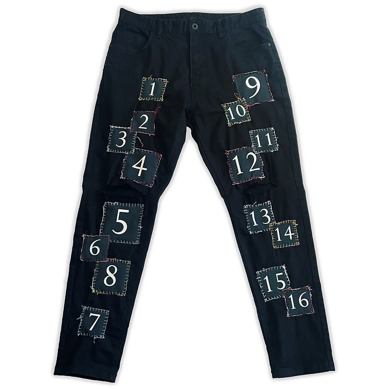 Design Your Own Patched Denim Jeans