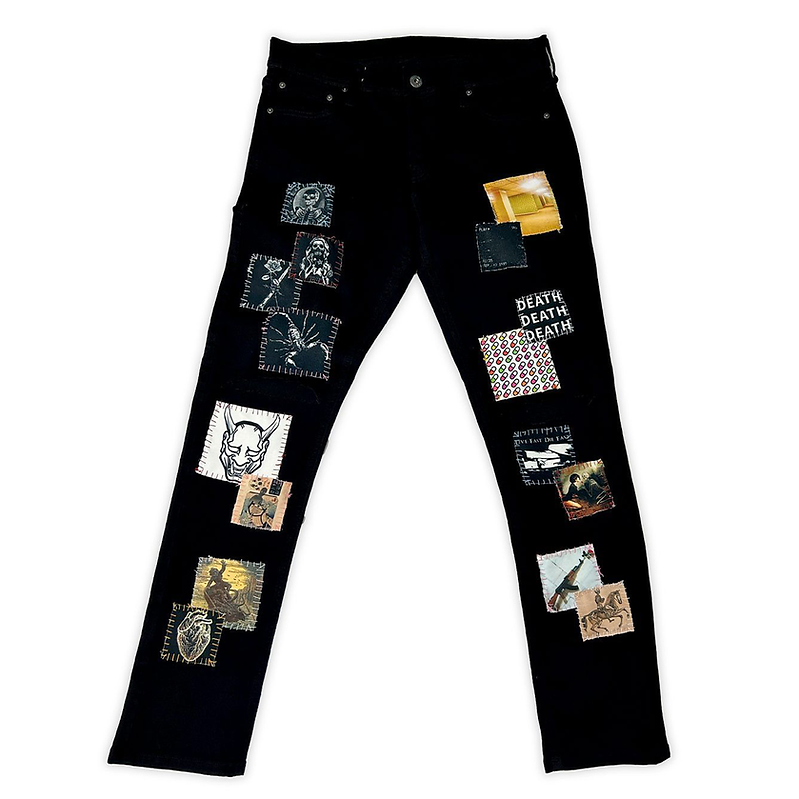 Design Your Own Patched Denim Jeans