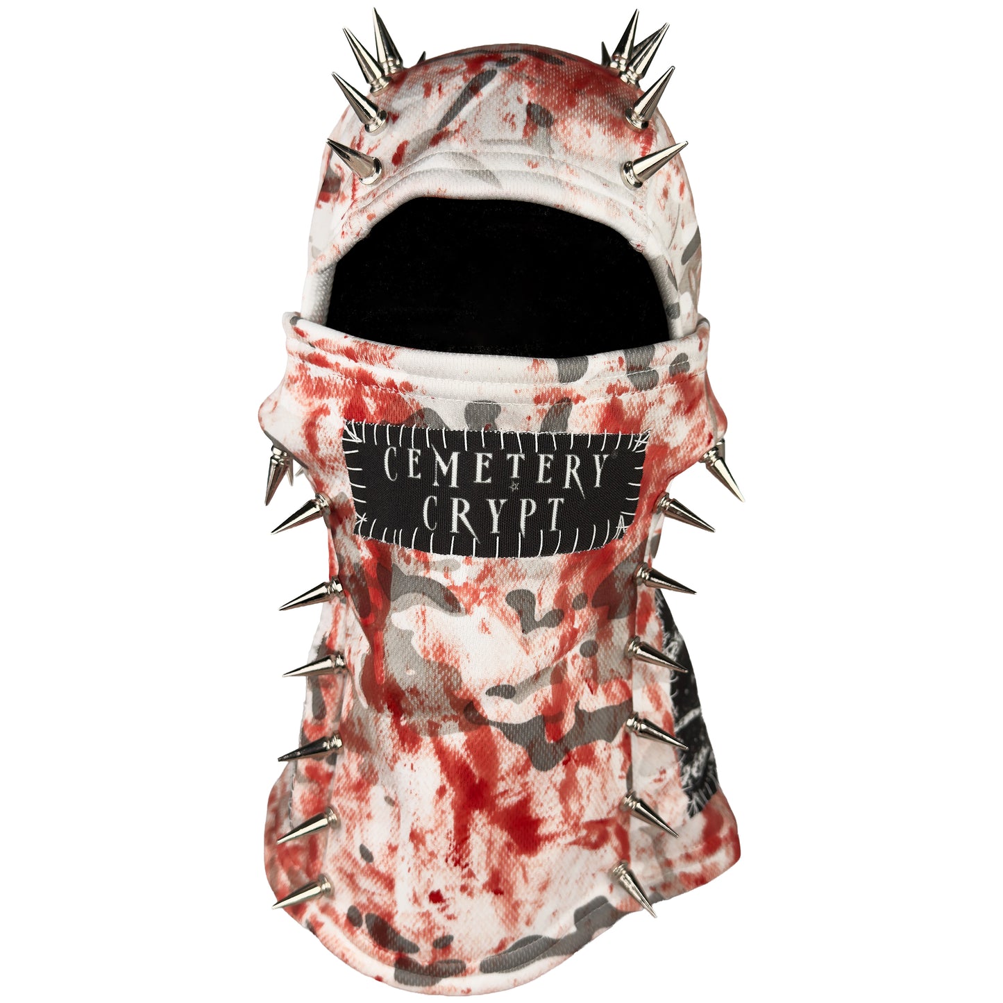 Bloody Snow Spiked Balaclava
