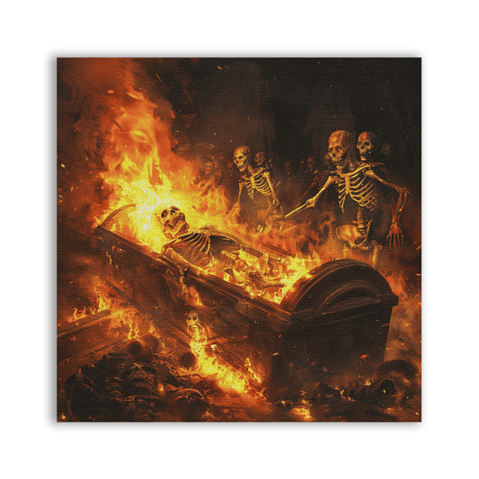 Burning Skeleton Patch