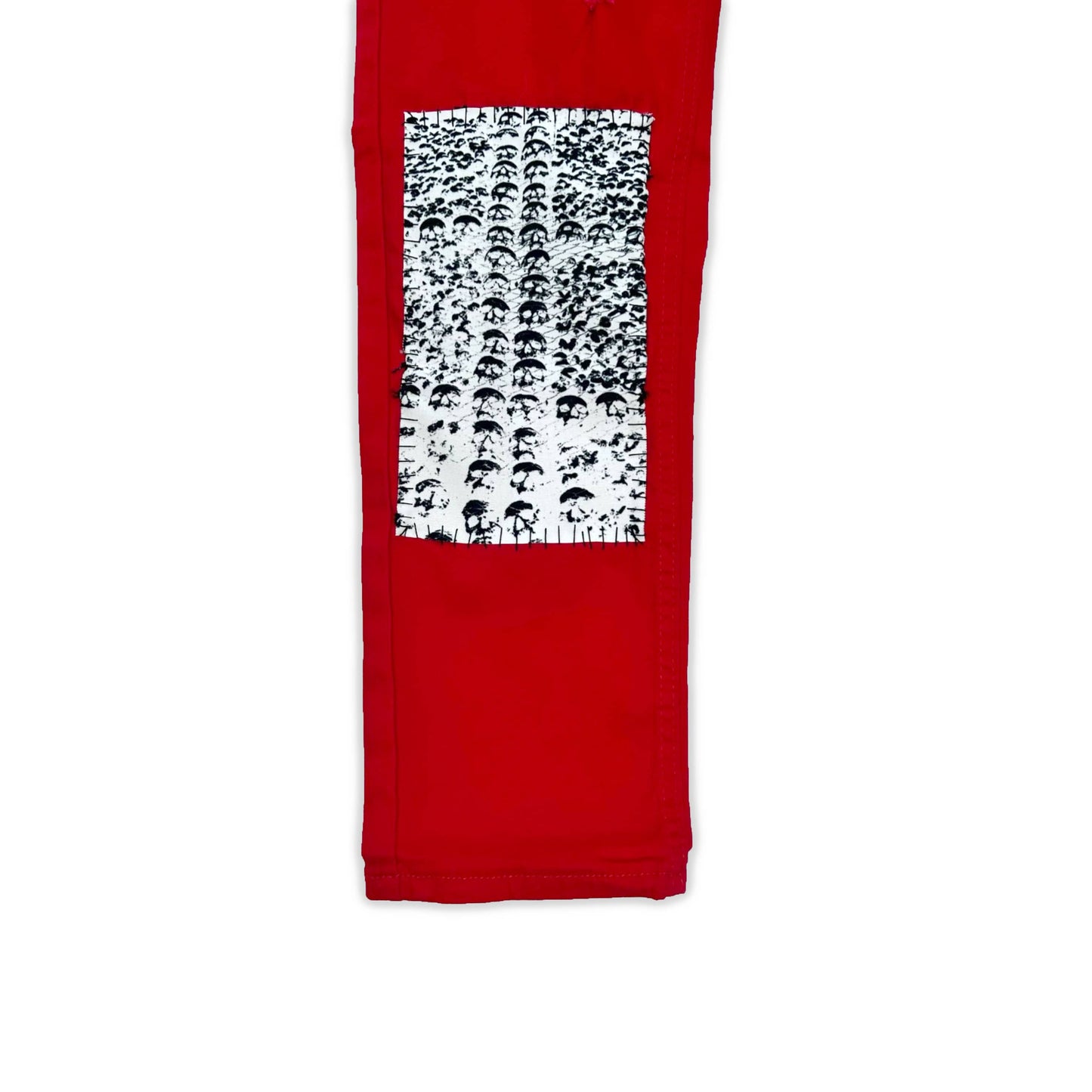 Cemetery Red Denim Jeans