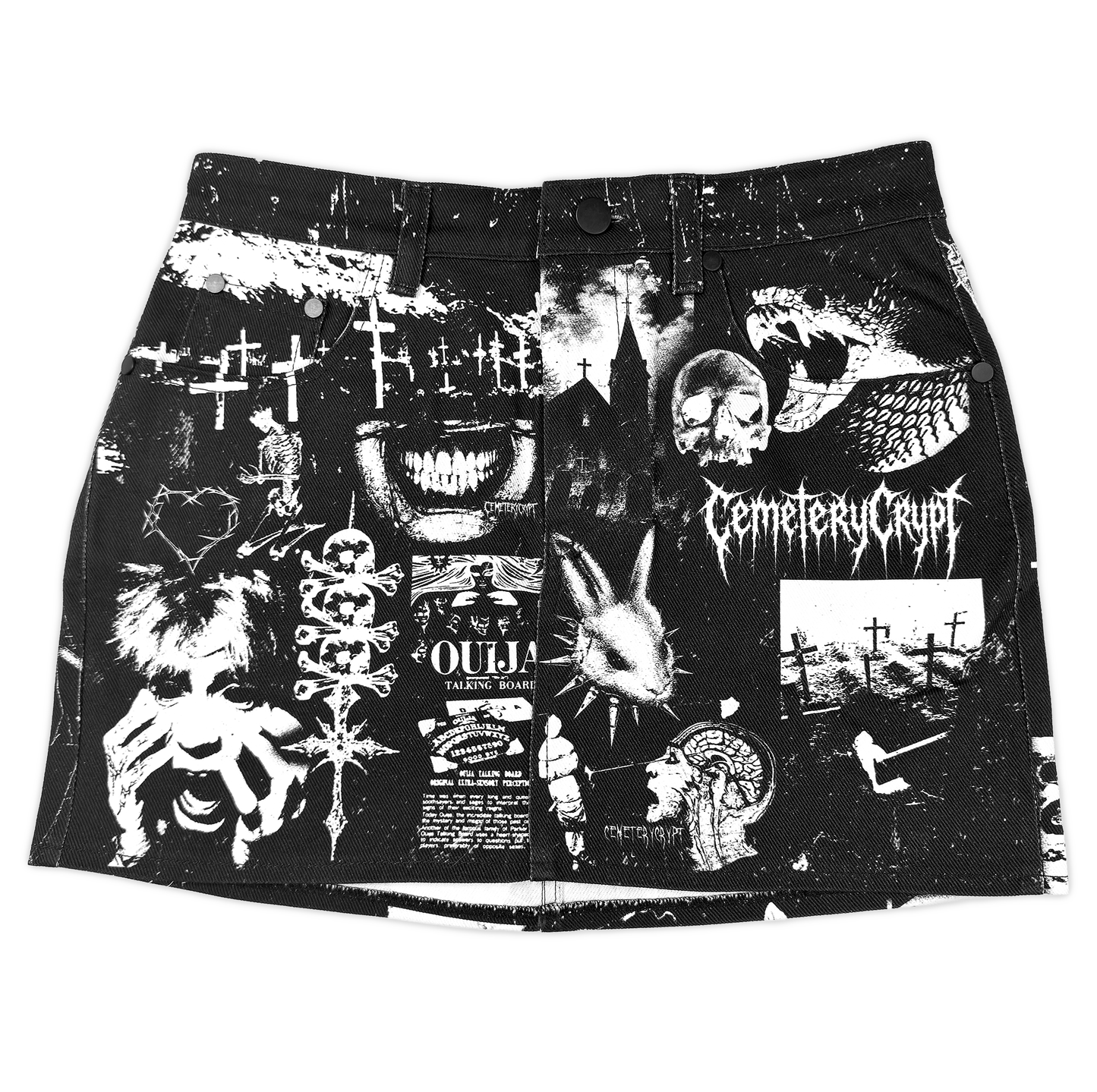Graveyard Denim Mini Skirt