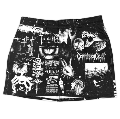 Graveyard Denim Mini Skirt