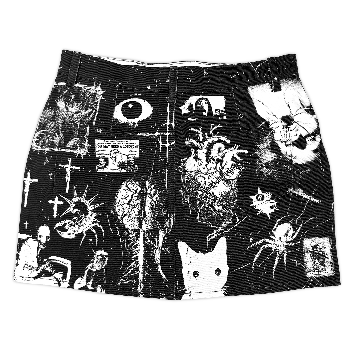 Graveyard Denim Mini Skirt