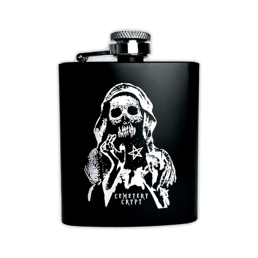 Graveyard Hip Flask