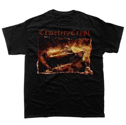 Inferno T Shirt front view - CemeteryCrypt