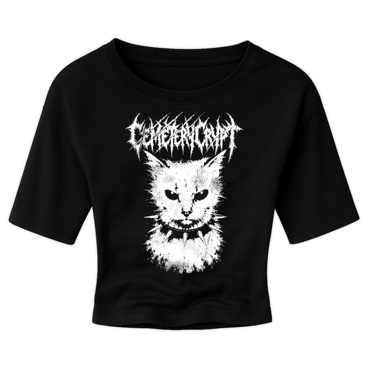 MEOW Crop Top product image - CemeteryCrypt