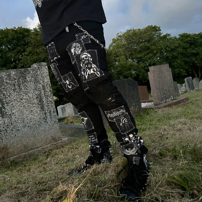 Nocturnal Denim Jeans product view 8 - CemeteryCrypt