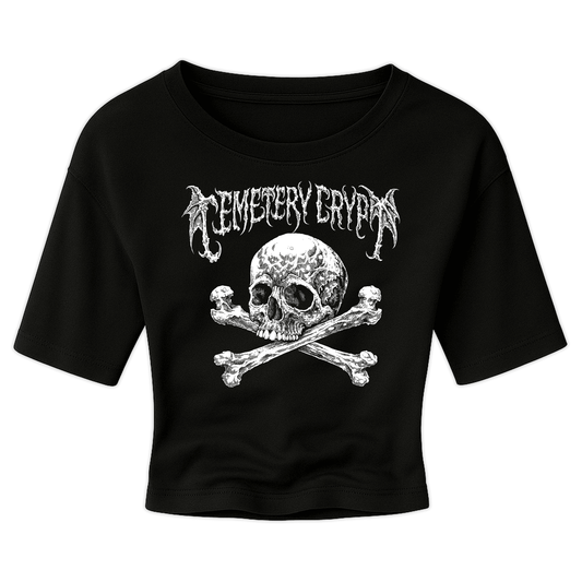 Skull & Crossbones Crop Top