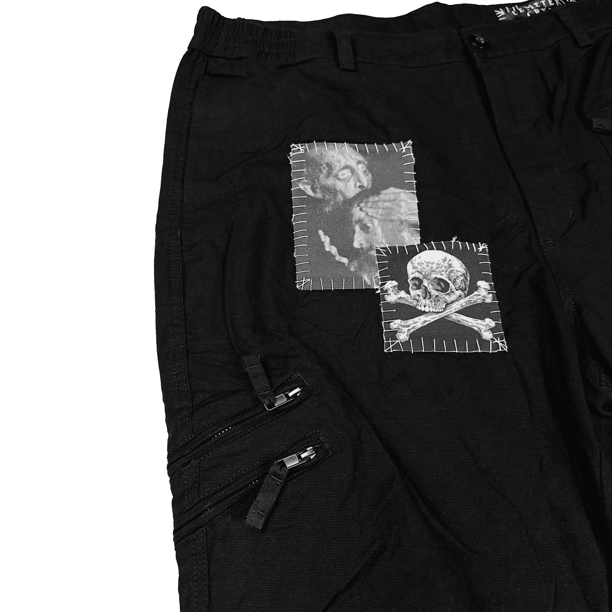 Baggy Zipper Cargos - CemeteryCrypt