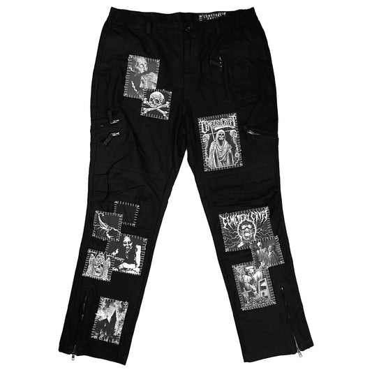 Baggy Zipper Cargos - CemeteryCrypt