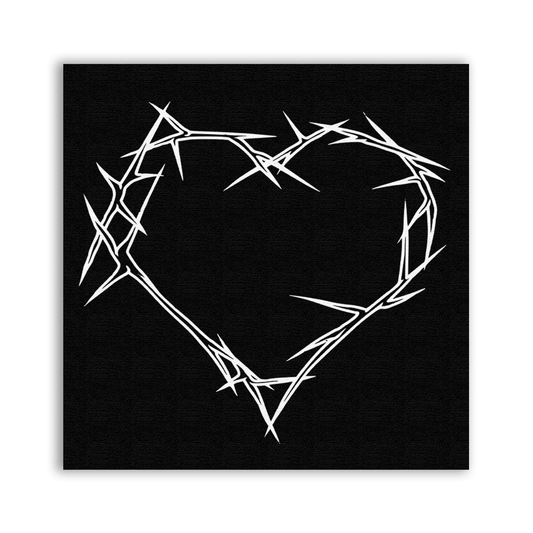 Barbwire Heart Patch - CemeteryCrypt