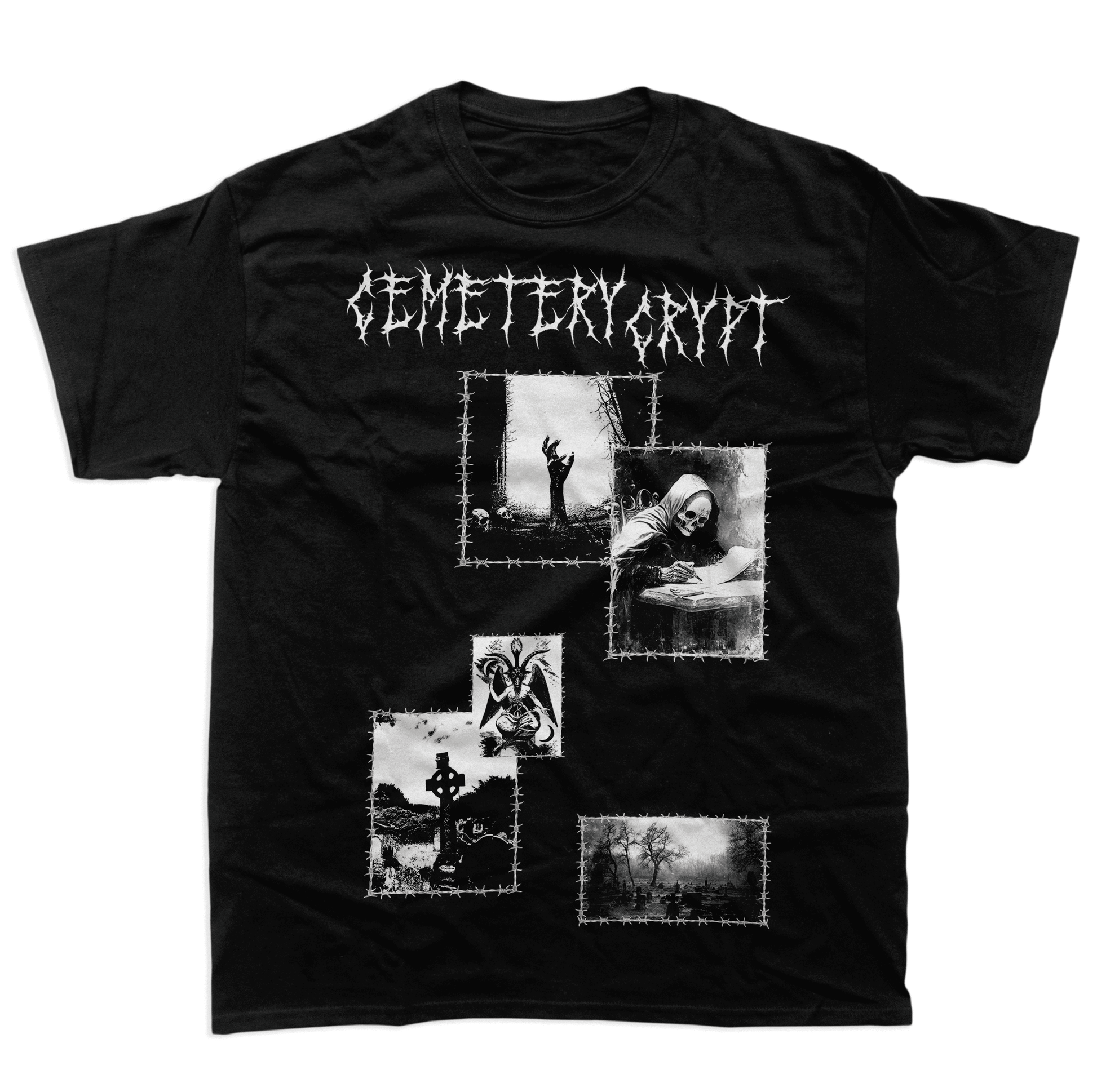 Barbwire T Shirt - CemeteryCrypt