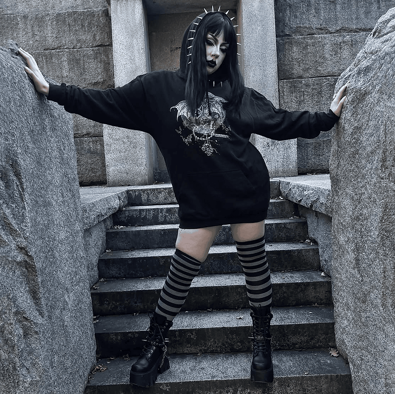 Bat Hoodie - CemeteryCrypt