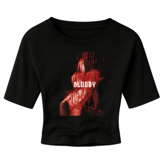 Bloody Crop Top - CemeteryCrypt