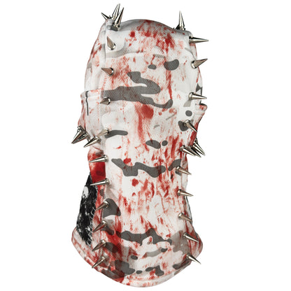 Bloody Snow Spiked Balaclava - CemeteryCrypt