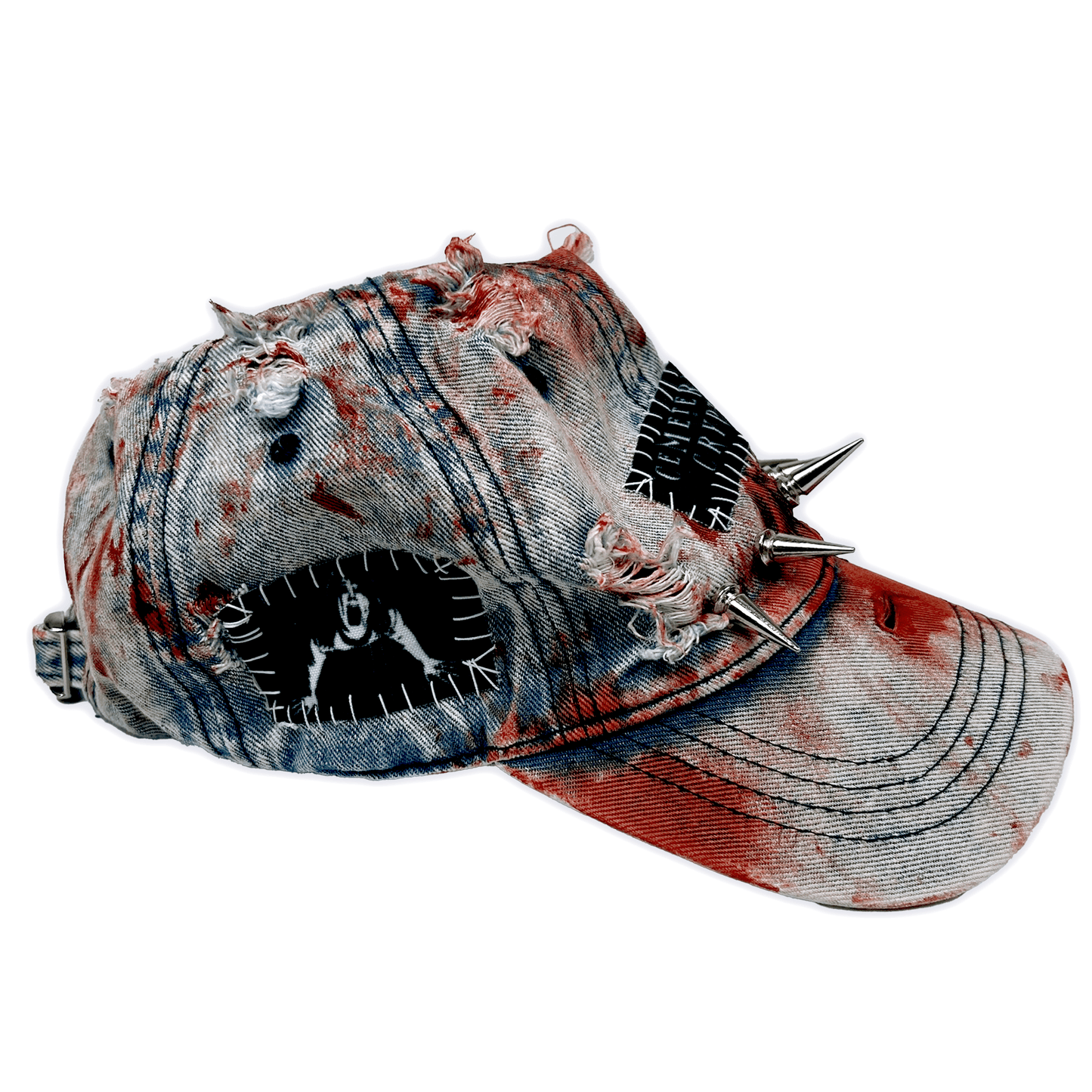 Bloody V2 Denim Cap - CemeteryCrypt
