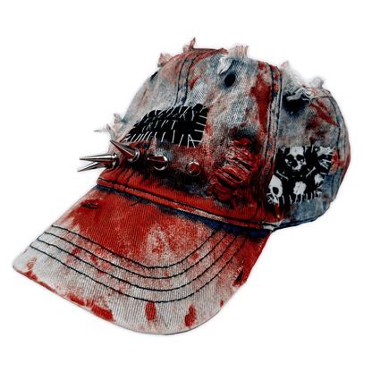 Bloody V2 Denim Cap - CemeteryCrypt