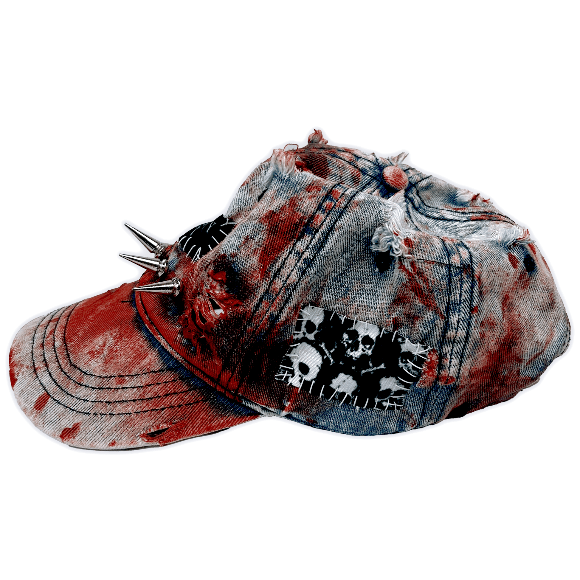 Bloody V2 Denim Cap - CemeteryCrypt