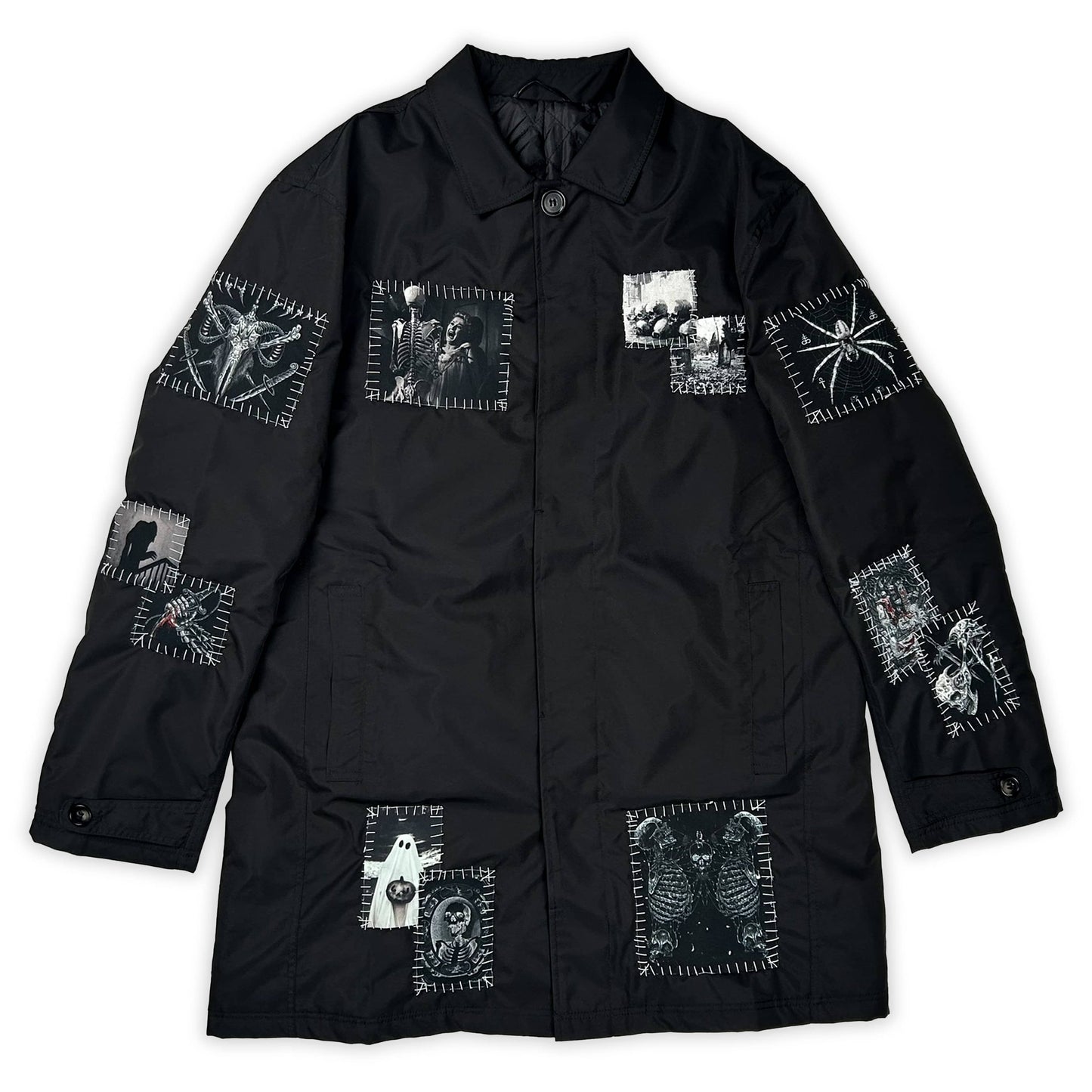 Cemetery Trench Coat Windbreaker - CemeteryCrypt