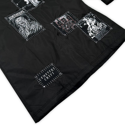 Cemetery Trench Coat Windbreaker - CemeteryCrypt