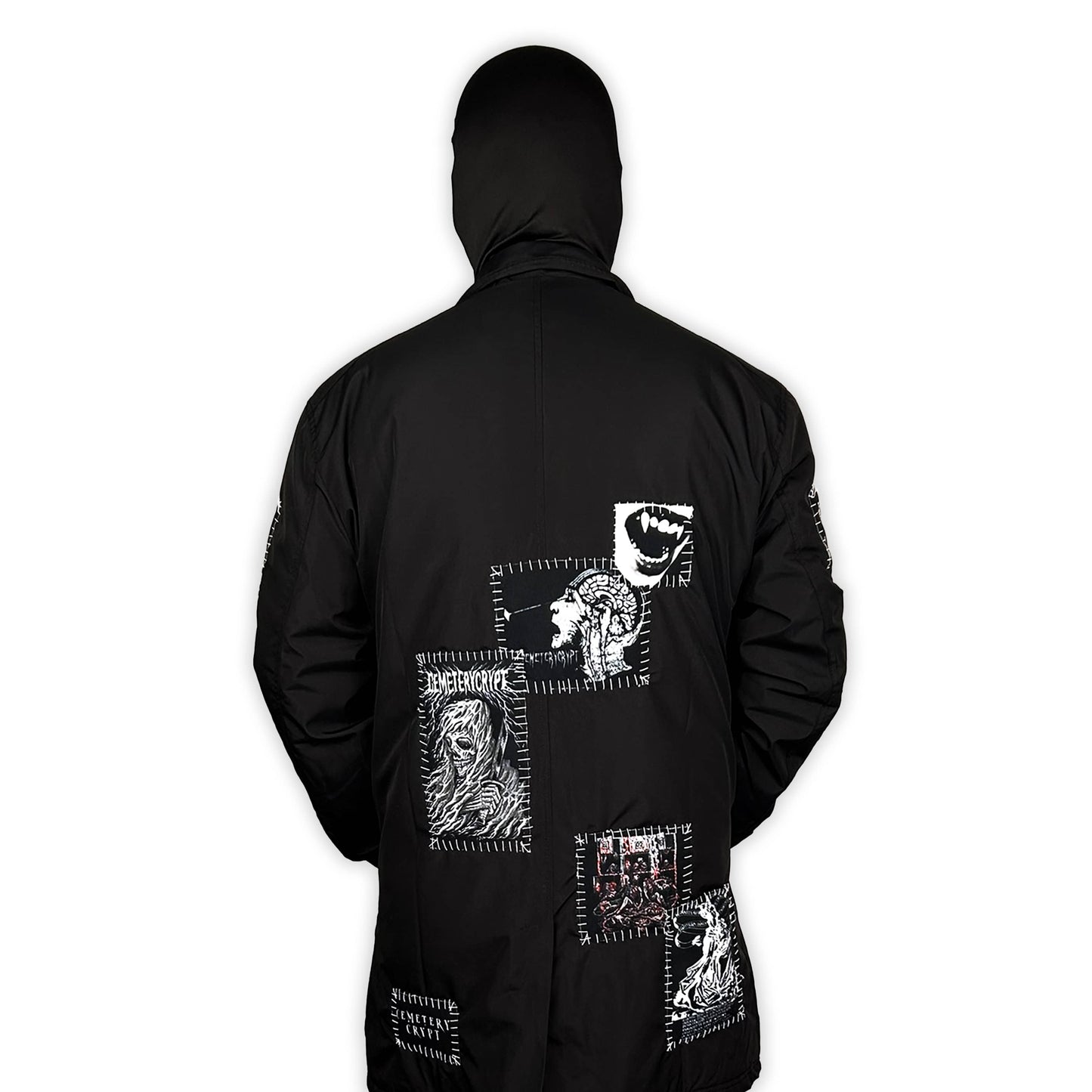 Cemetery Trench Coat Windbreaker - CemeteryCrypt