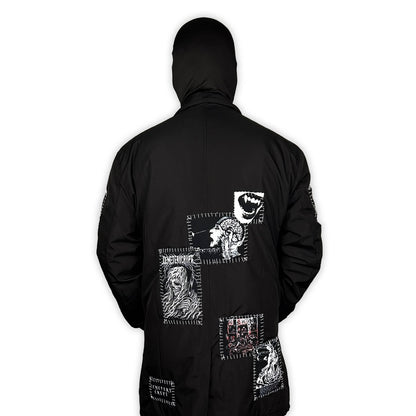 Cemetery Trench Coat Windbreaker - CemeteryCrypt