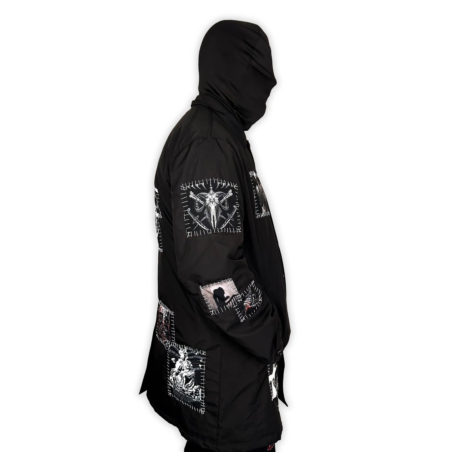 Cemetery Trench Coat Windbreaker - CemeteryCrypt