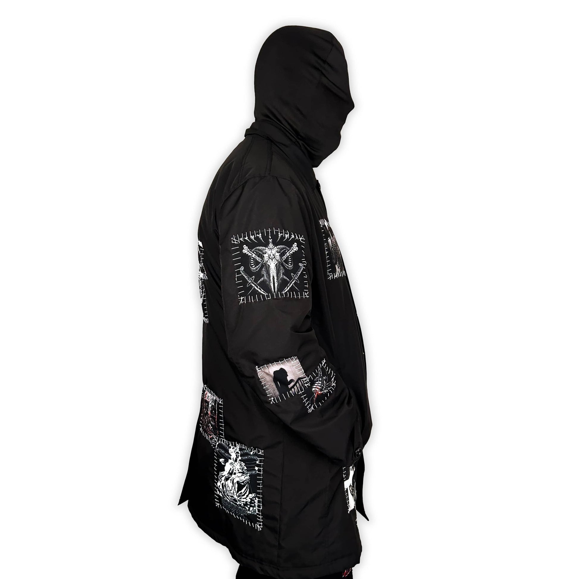 Cemetery Trench Coat Windbreaker - CemeteryCrypt