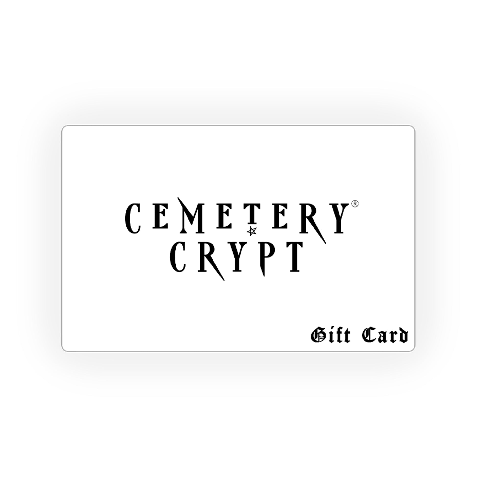 CemeteryCrypt eGift Card - CemeteryCrypt