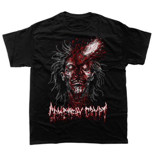 Chainsaw T Shirt - CemeteryCrypt