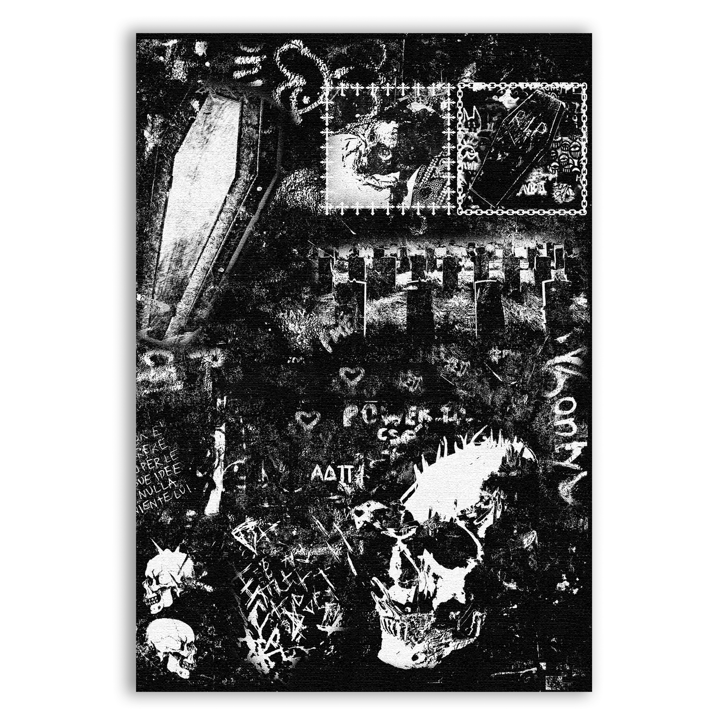 Coffin Back Patch - CemeteryCrypt