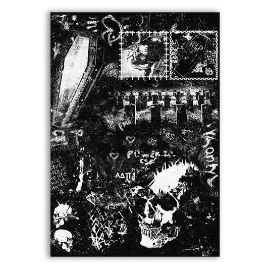 Coffin Back Patch - CemeteryCrypt