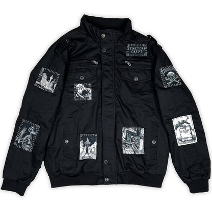 Crypt Military Bomber Jacket V2 - CemeteryCrypt