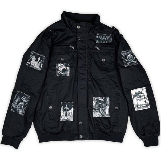 Crypt Military Bomber Jacket V2 - CemeteryCrypt