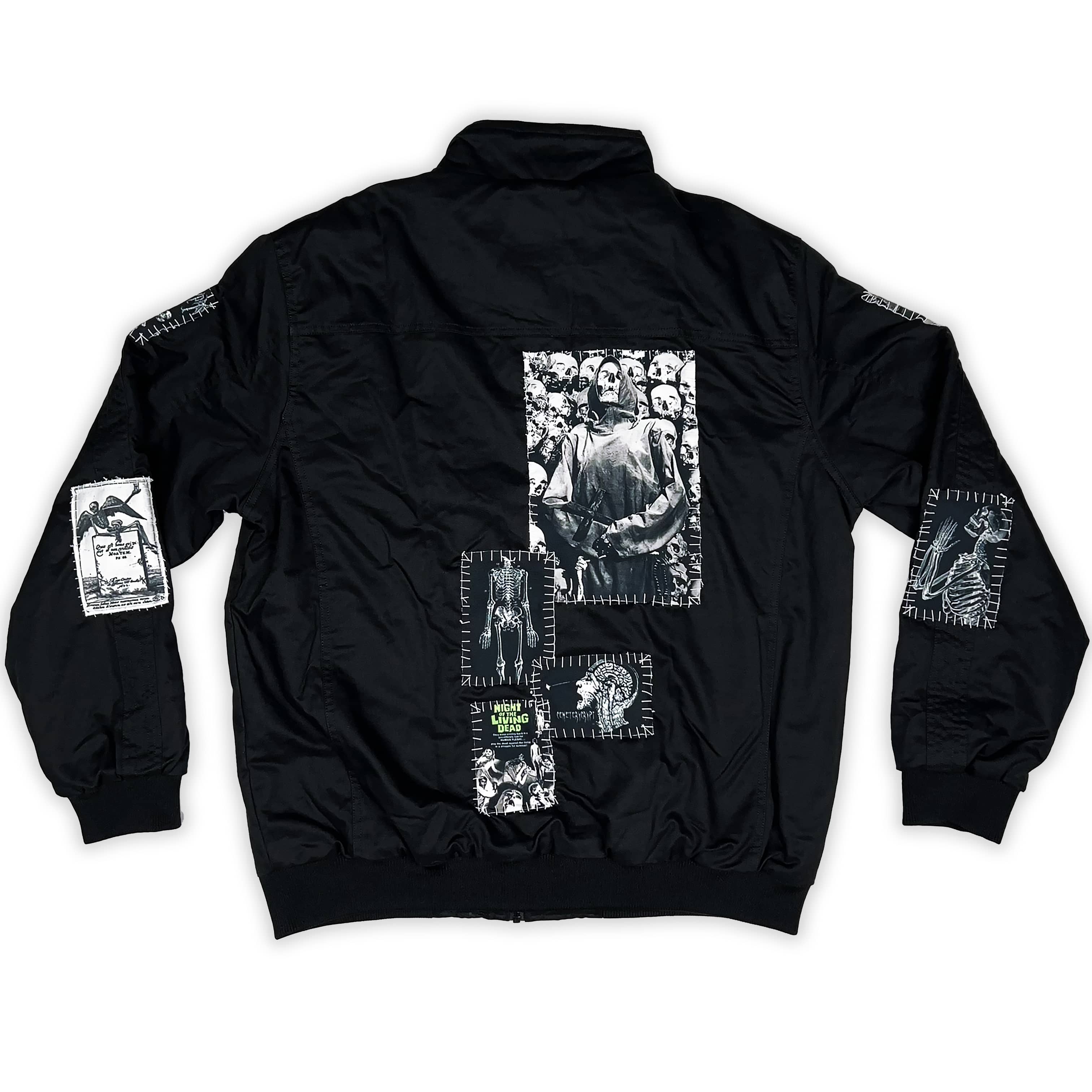 Crypt Military Bomber Jacket V2 | Gothic Clothing | CemeteryCrypt