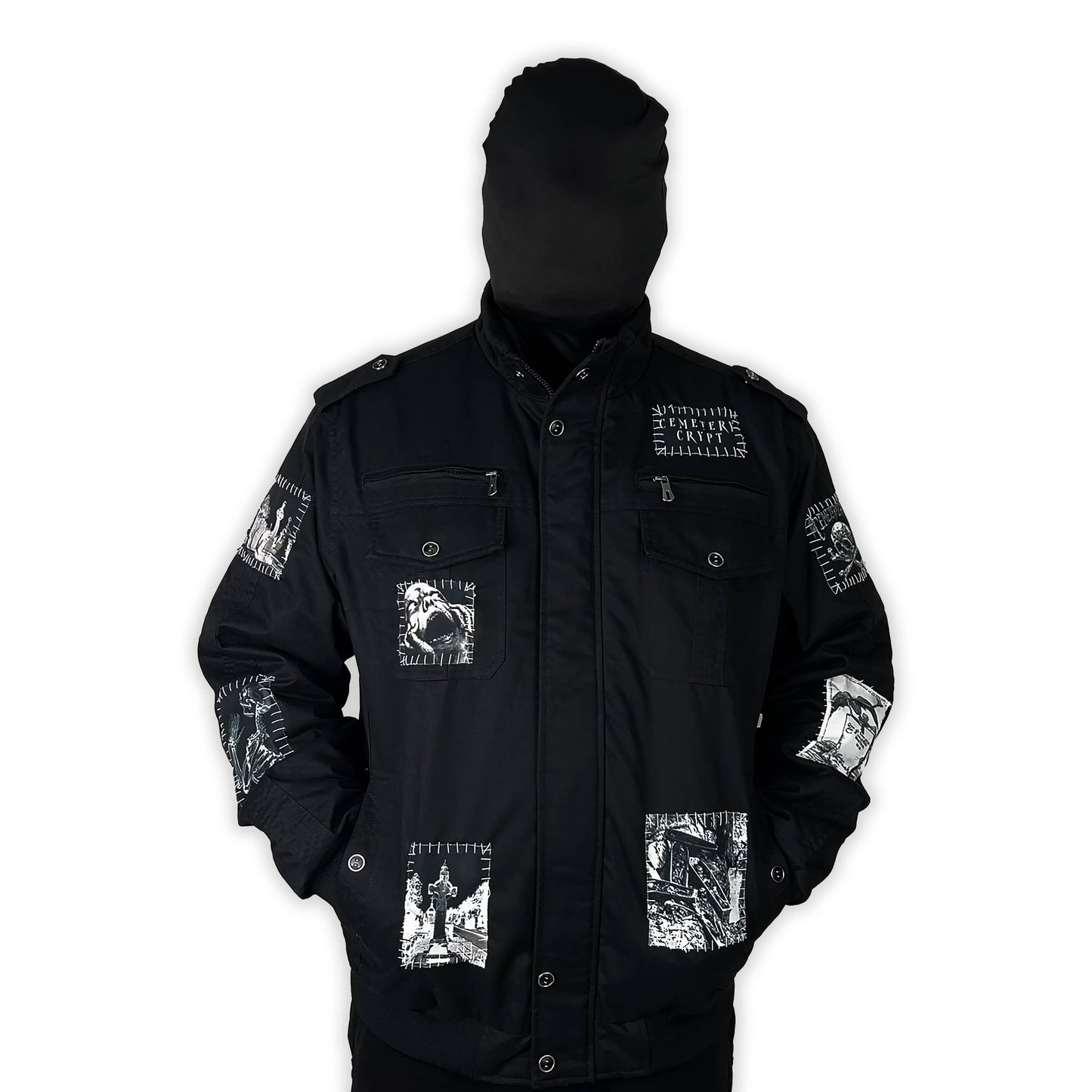 Crypt Military Bomber Jacket V2 - CemeteryCrypt