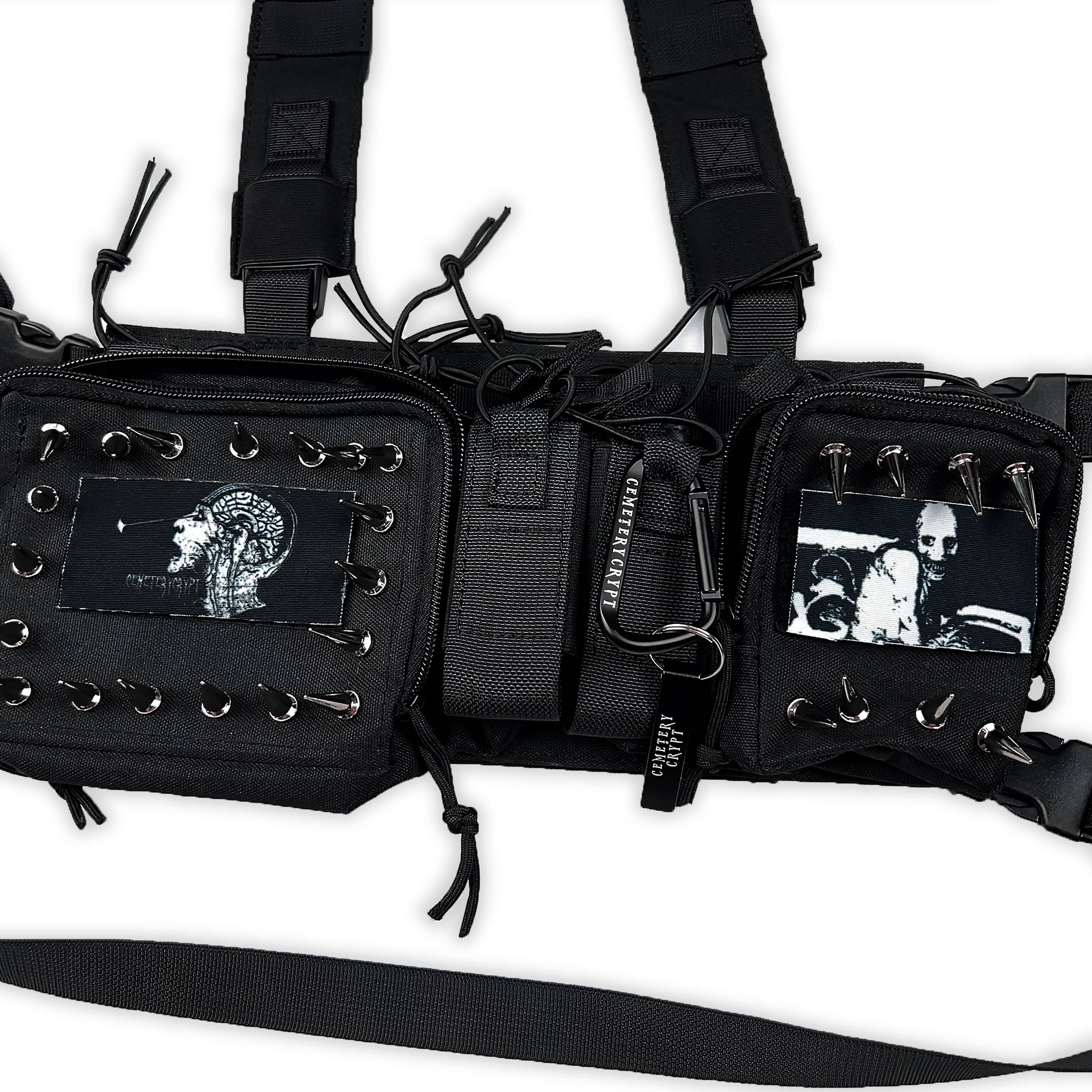 Crypt Tactical Chest Rig | Gothic Clothing | CemeteryCrypt