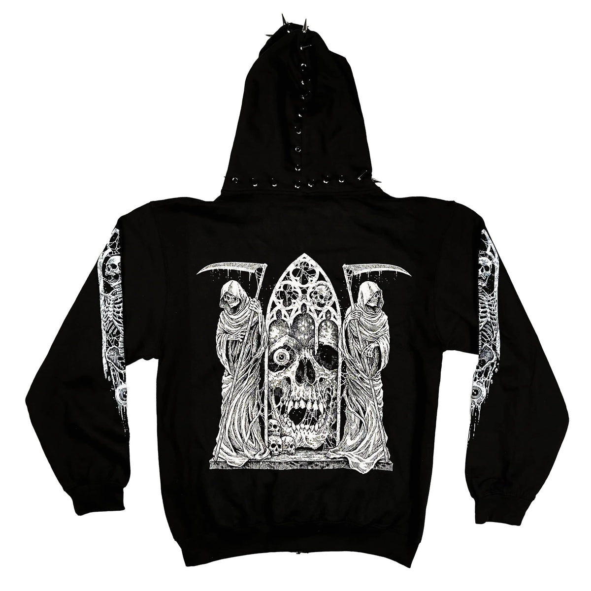 Death’s Gate Zipper Hoodie - product view 4