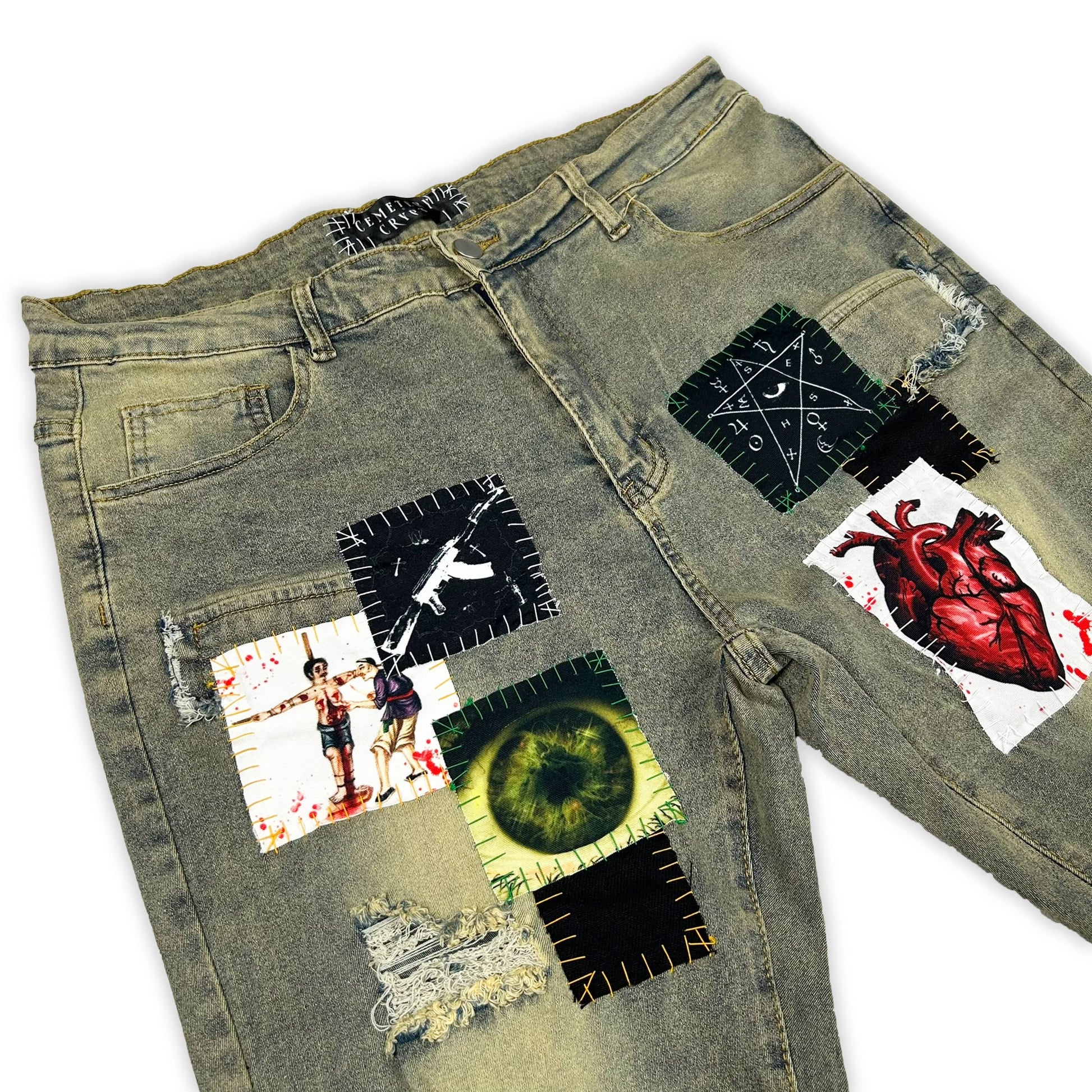 Desert Ritual Denim Jeans - CemeteryCrypt