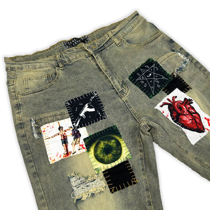 Desert Ritual Denim Jeans - CemeteryCrypt