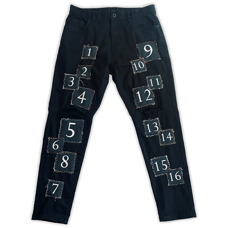 Design Your Own Patched Denim Jeans - CemeteryCrypt