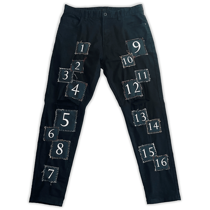 Design Your Own Patched Denim Jeans - CemeteryCrypt